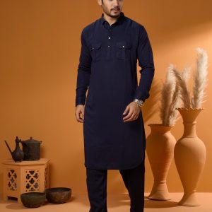 Premium Royal Blue Kabli Set