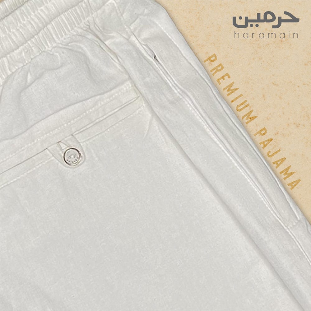 Men's Arabian Style White Pajama - Image 3