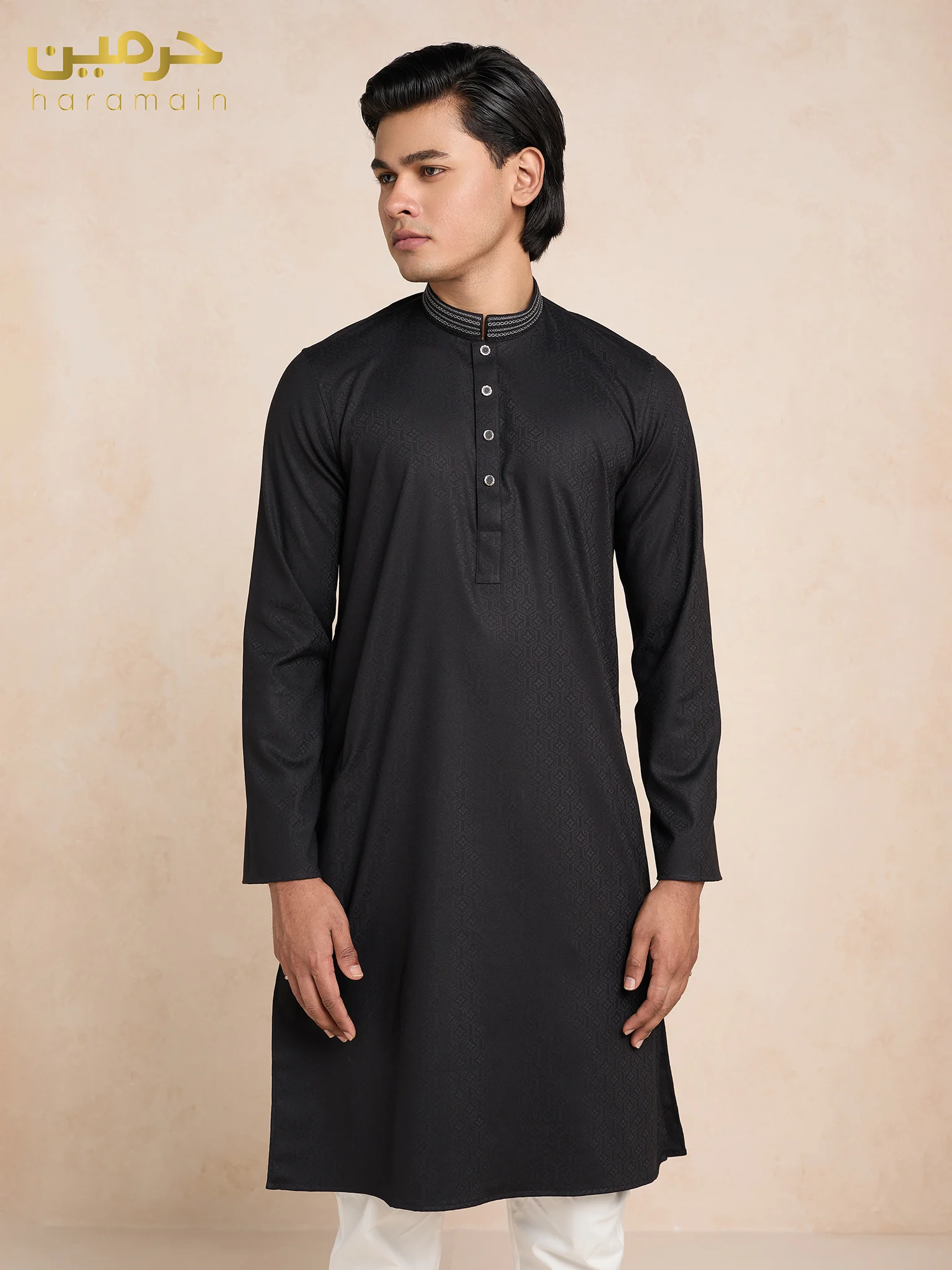 Premium Bamboo Silk Embroidery Panjabi - Image 2