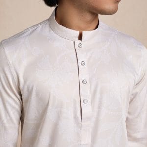 Classic Bamboo Silk Floral Print – Ivory